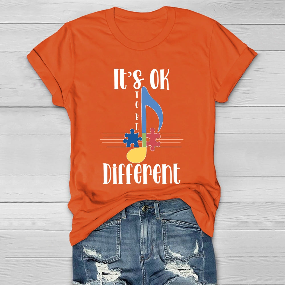 It's Ok To Be Different Healthwear T-shirt