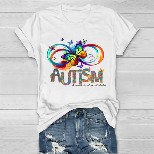 Autism Awareness Butterfly Healthwear T-shirt