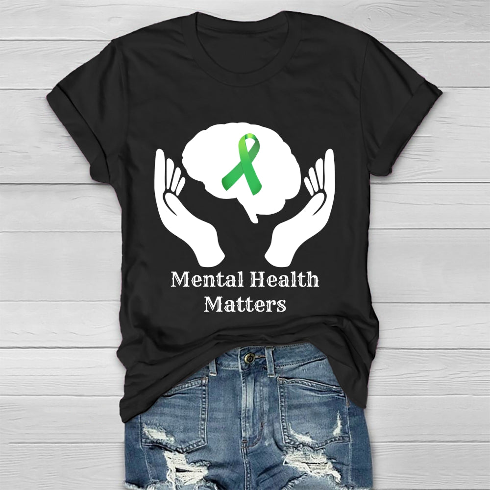 Mental Health Matters Brain Healthwear T-shirt