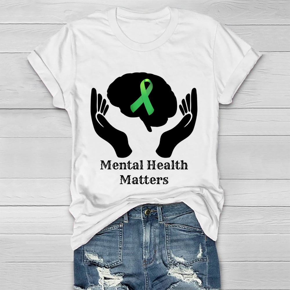 Mental Health Matters Brain Healthwear T-shirt