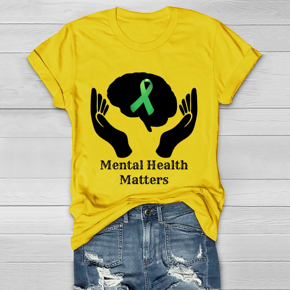 Mental Health Matters Brain Healthwear T-shirt