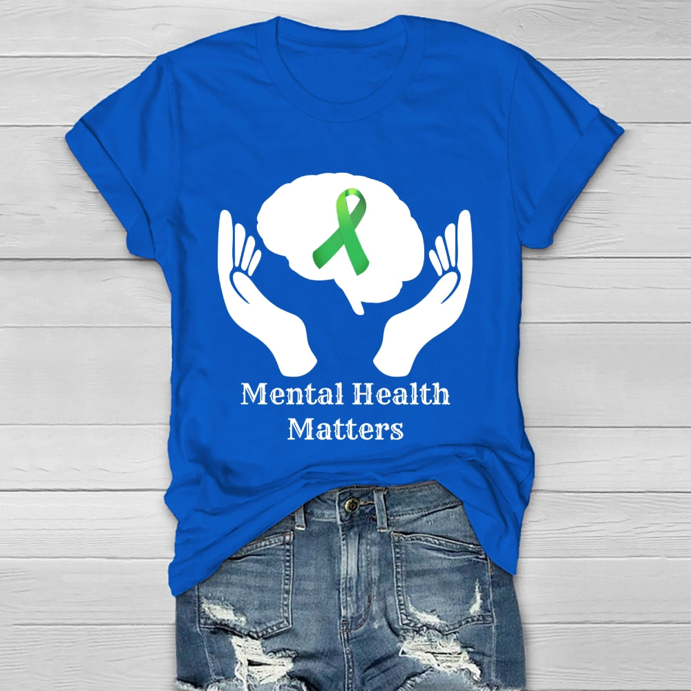 Mental Health Matters Brain Healthwear T-shirt