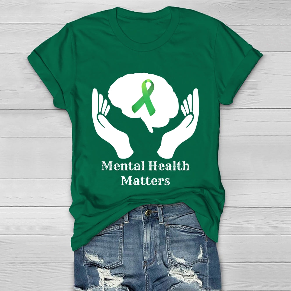 Mental Health Matters Brain Healthwear T-shirt