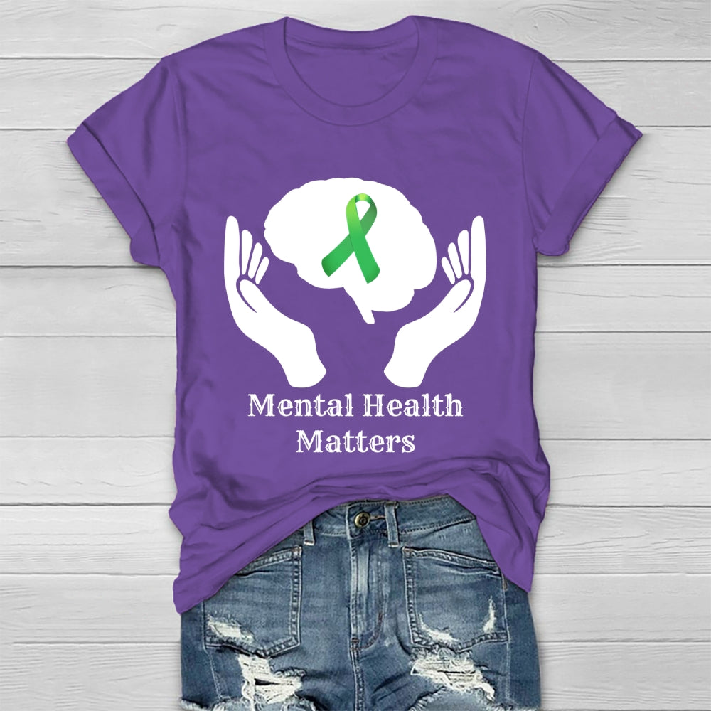 Mental Health Matters Brain Healthwear T-shirt