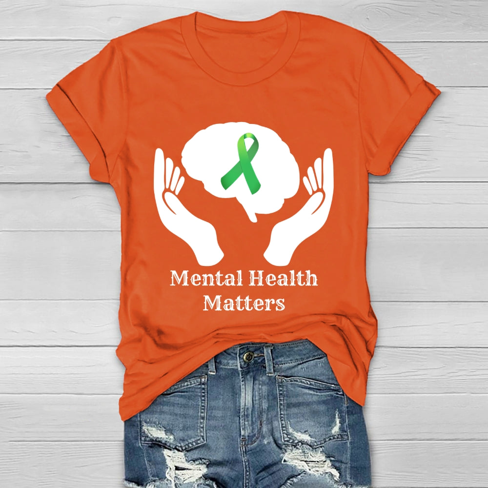 Mental Health Matters Brain Healthwear T-shirt