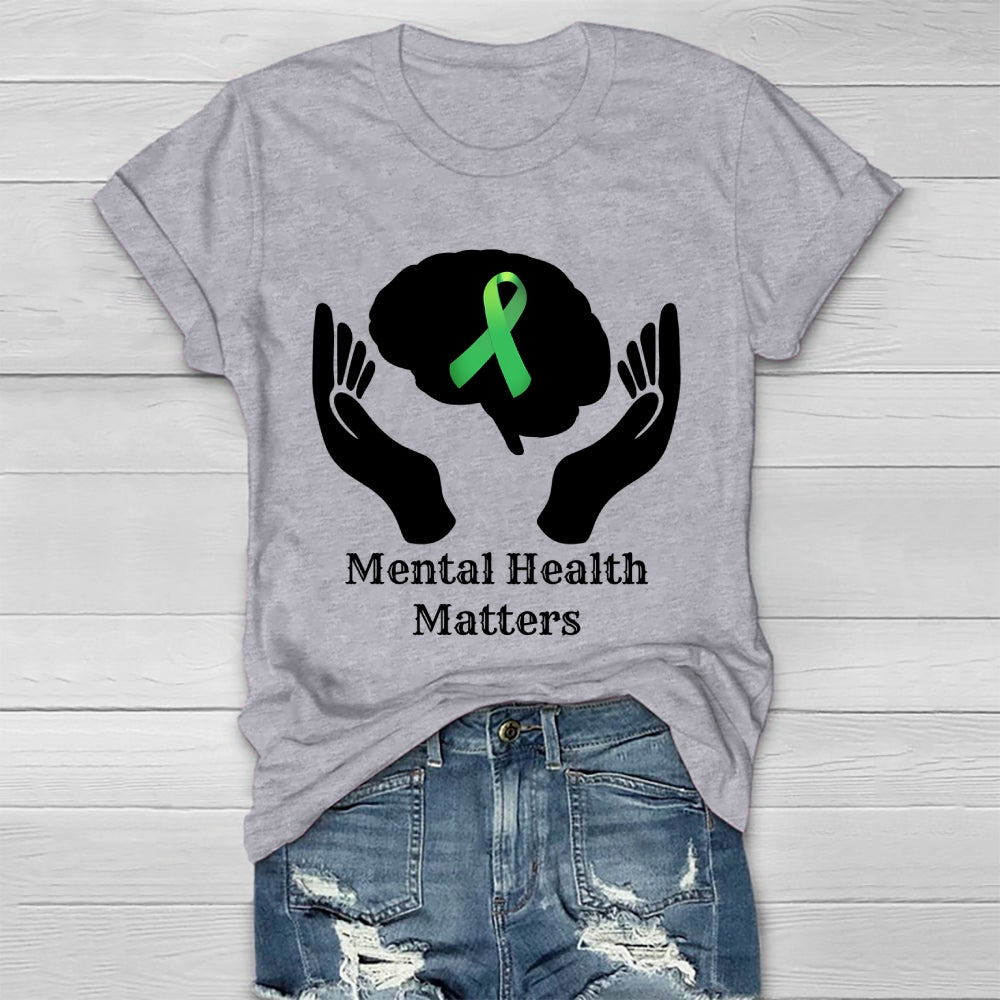 Mental Health Matters Brain Healthwear T-shirt
