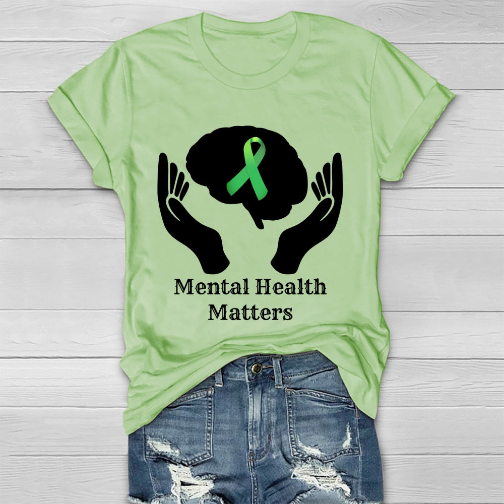 Mental Health Matters Brain Healthwear T-shirt