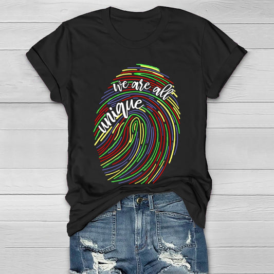 We Are All Unique Healthwear T-shirt