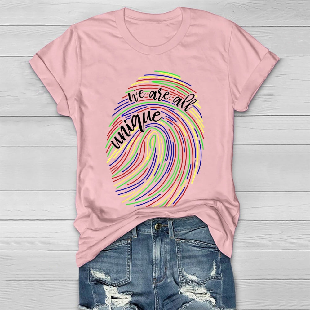 We Are All Unique Healthwear T-shirt