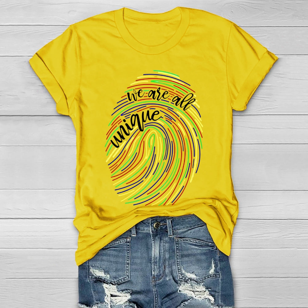 We Are All Unique Healthwear T-shirt