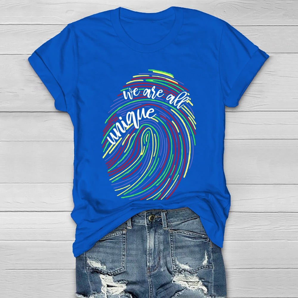 We Are All Unique Healthwear T-shirt