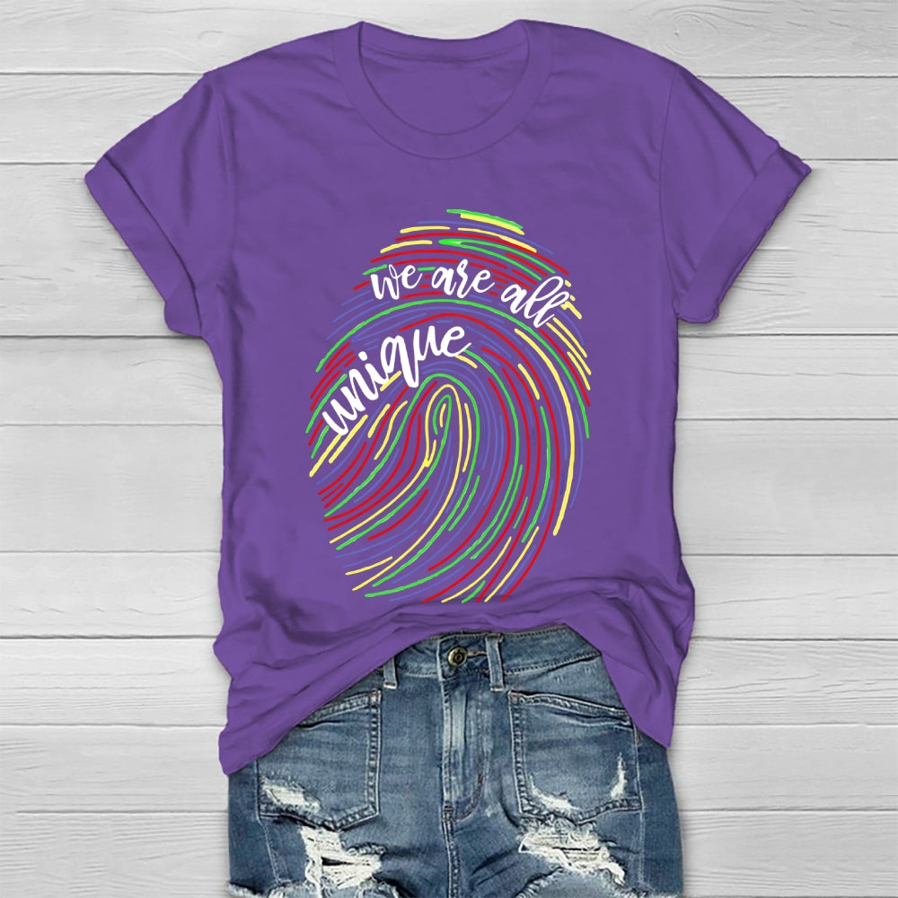 We Are All Unique Healthwear T-shirt