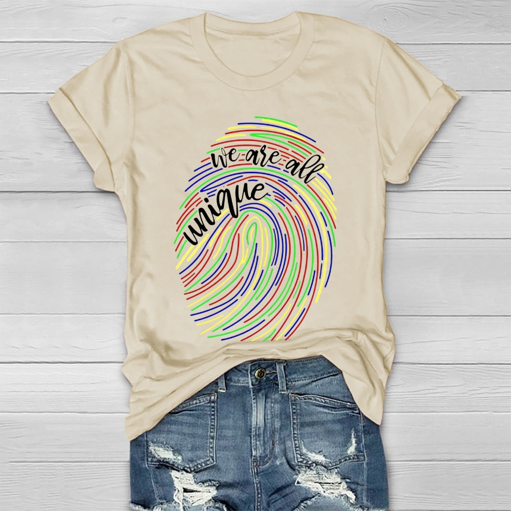 We Are All Unique Healthwear T-shirt