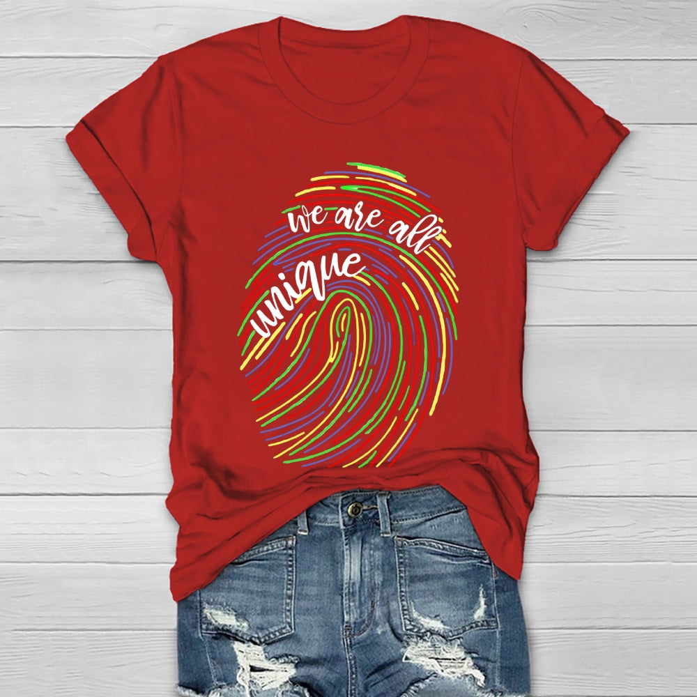 We Are All Unique Healthwear T-shirt