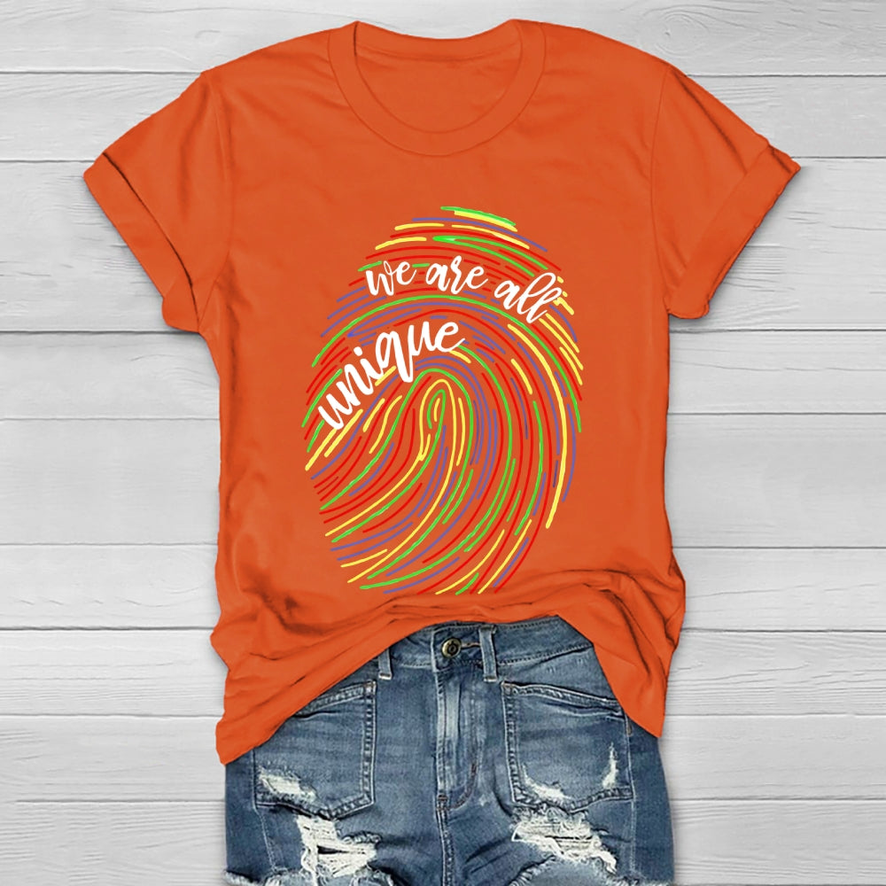 We Are All Unique Healthwear T-shirt