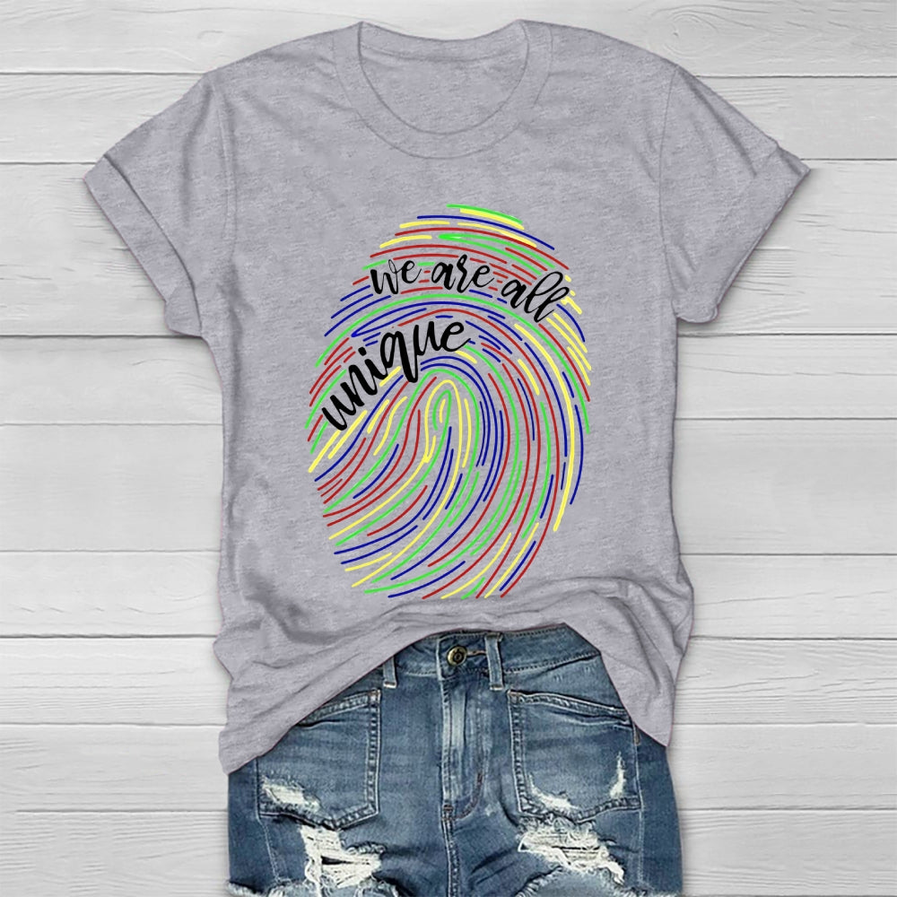 We Are All Unique Healthwear T-shirt