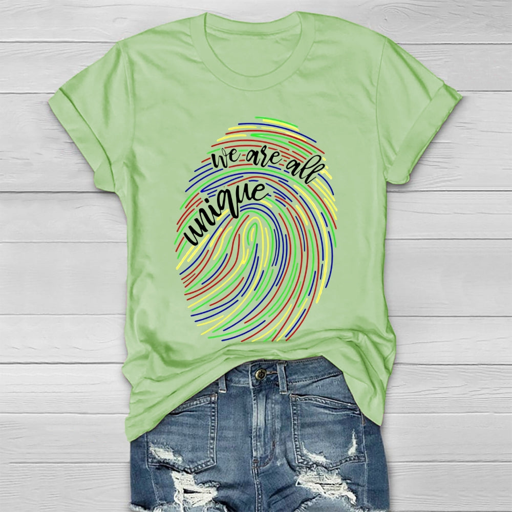 We Are All Unique Healthwear T-shirt