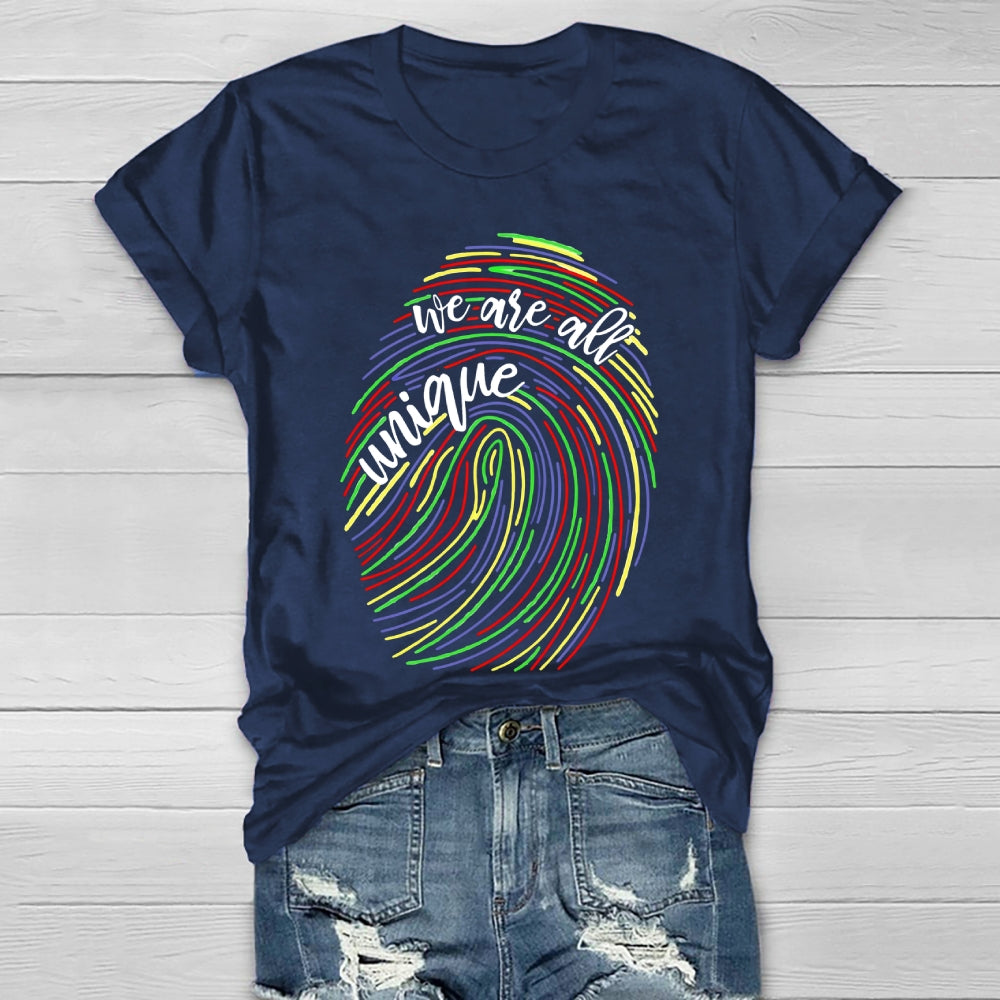 We Are All Unique Healthwear T-shirt