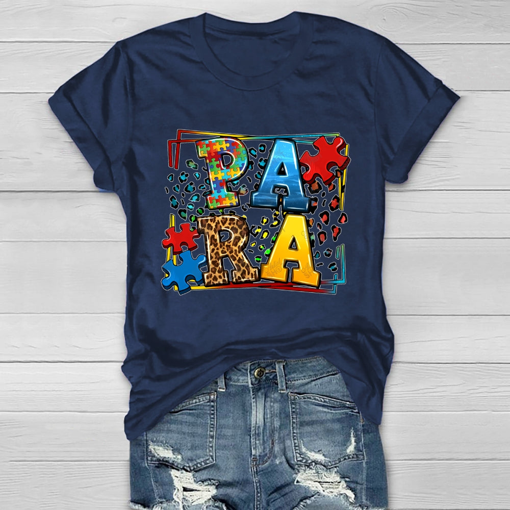 Para Autism Awareness Healthwear T-shirt