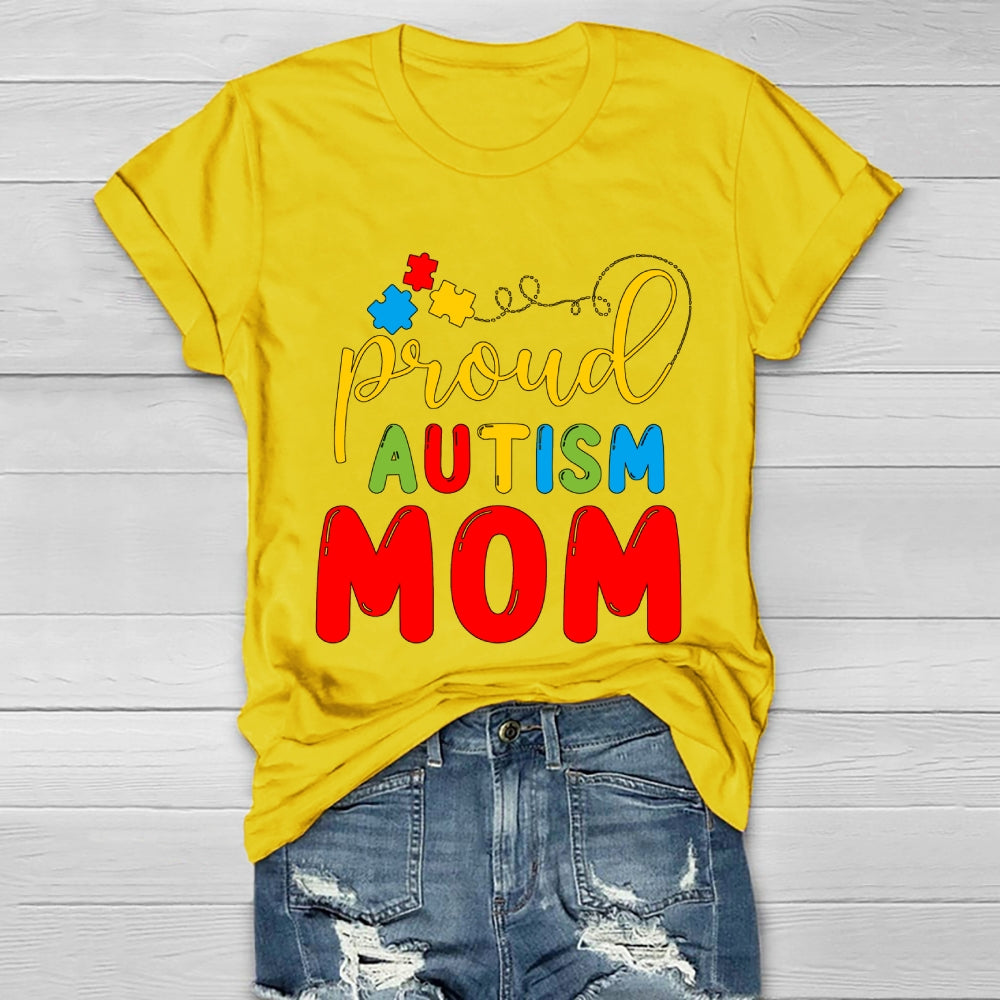 Proud Autism Mom Healthwear T-shirt