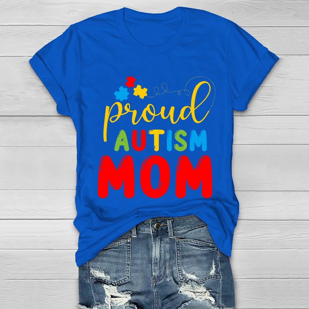Proud Autism Mom Healthwear T-shirt