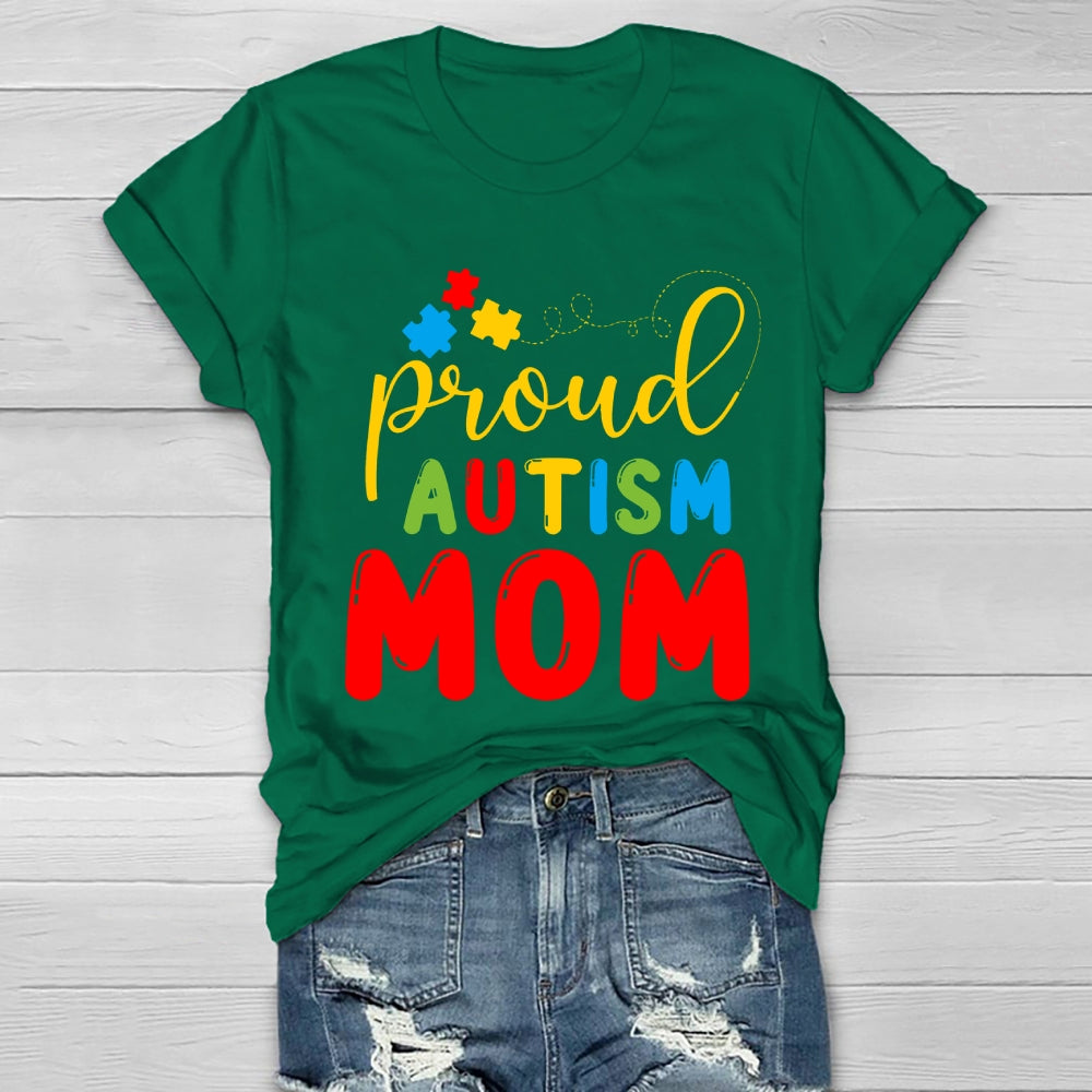 Proud Autism Mom Healthwear T-shirt