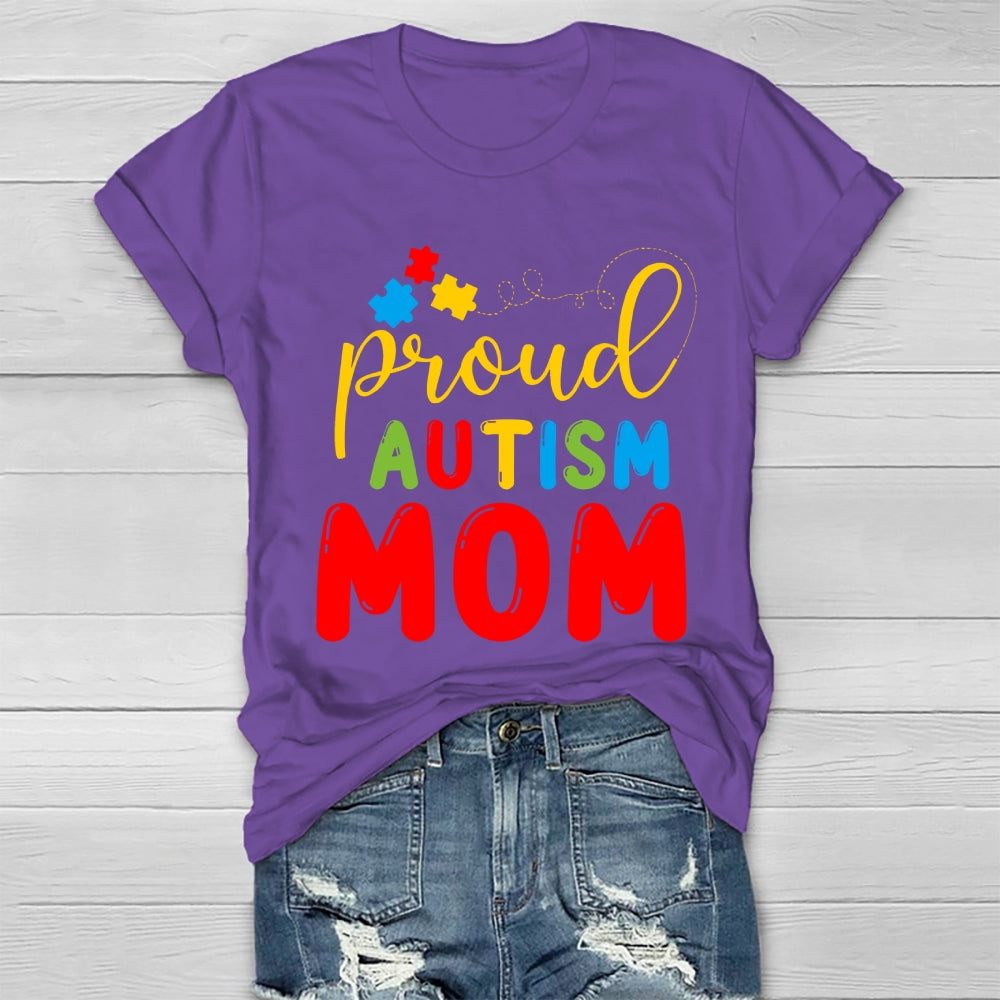 Proud Autism Mom Healthwear T-shirt