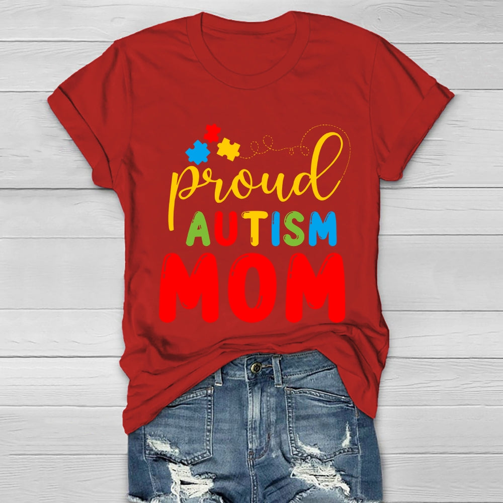 Proud Autism Mom Healthwear T-shirt