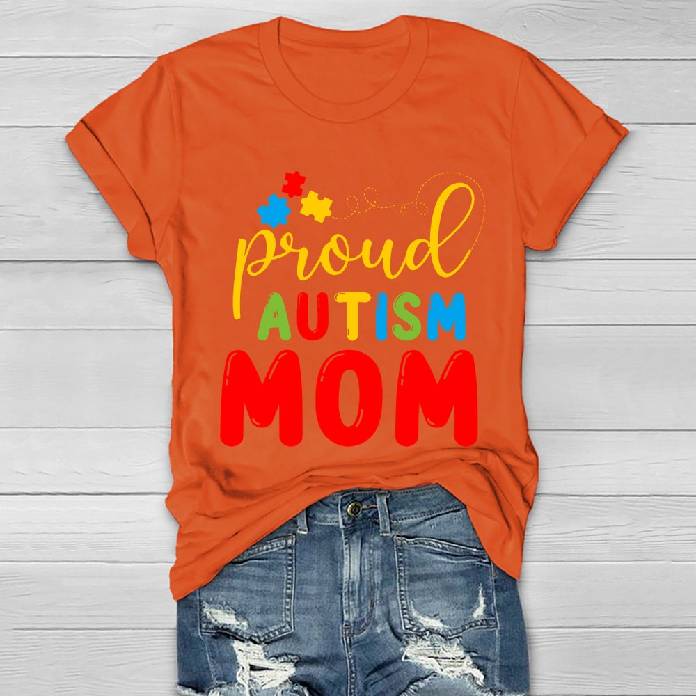 Proud Autism Mom Healthwear T-shirt
