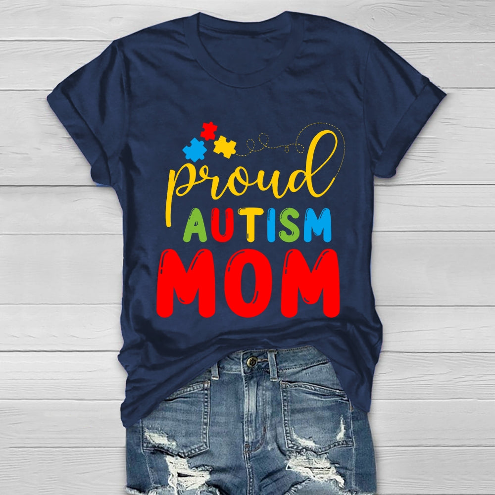 Proud Autism Mom Healthwear T-shirt