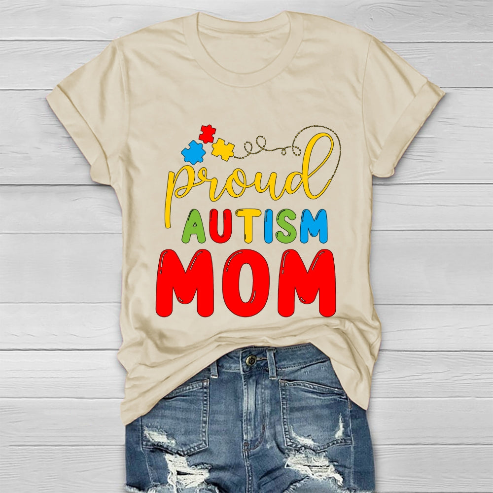 Proud Autism Mom Healthwear T-shirt
