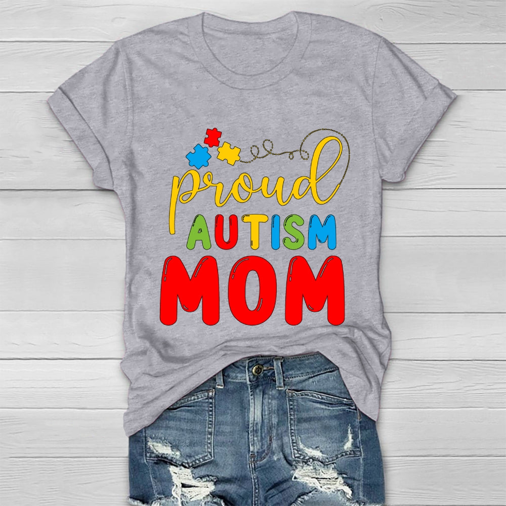 Proud Autism Mom Healthwear T-shirt