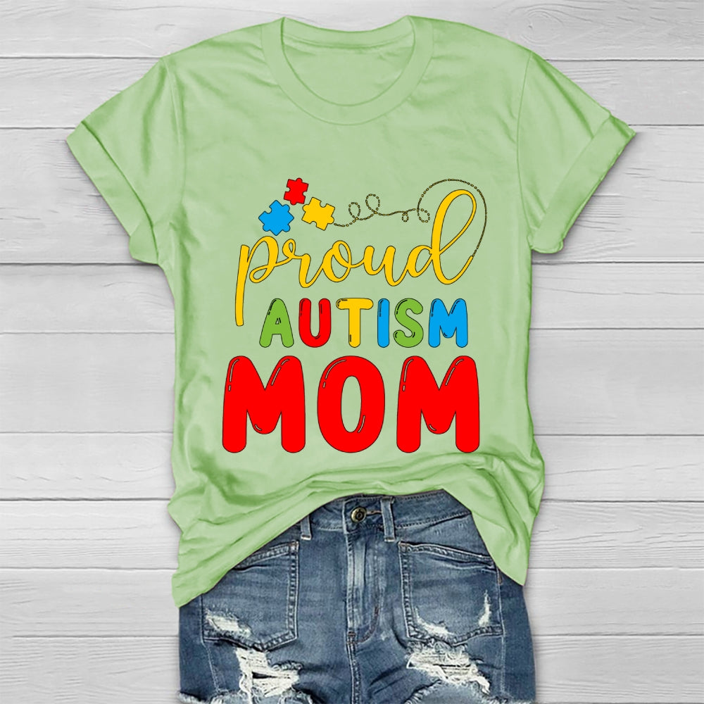 Proud Autism Mom Healthwear T-shirt