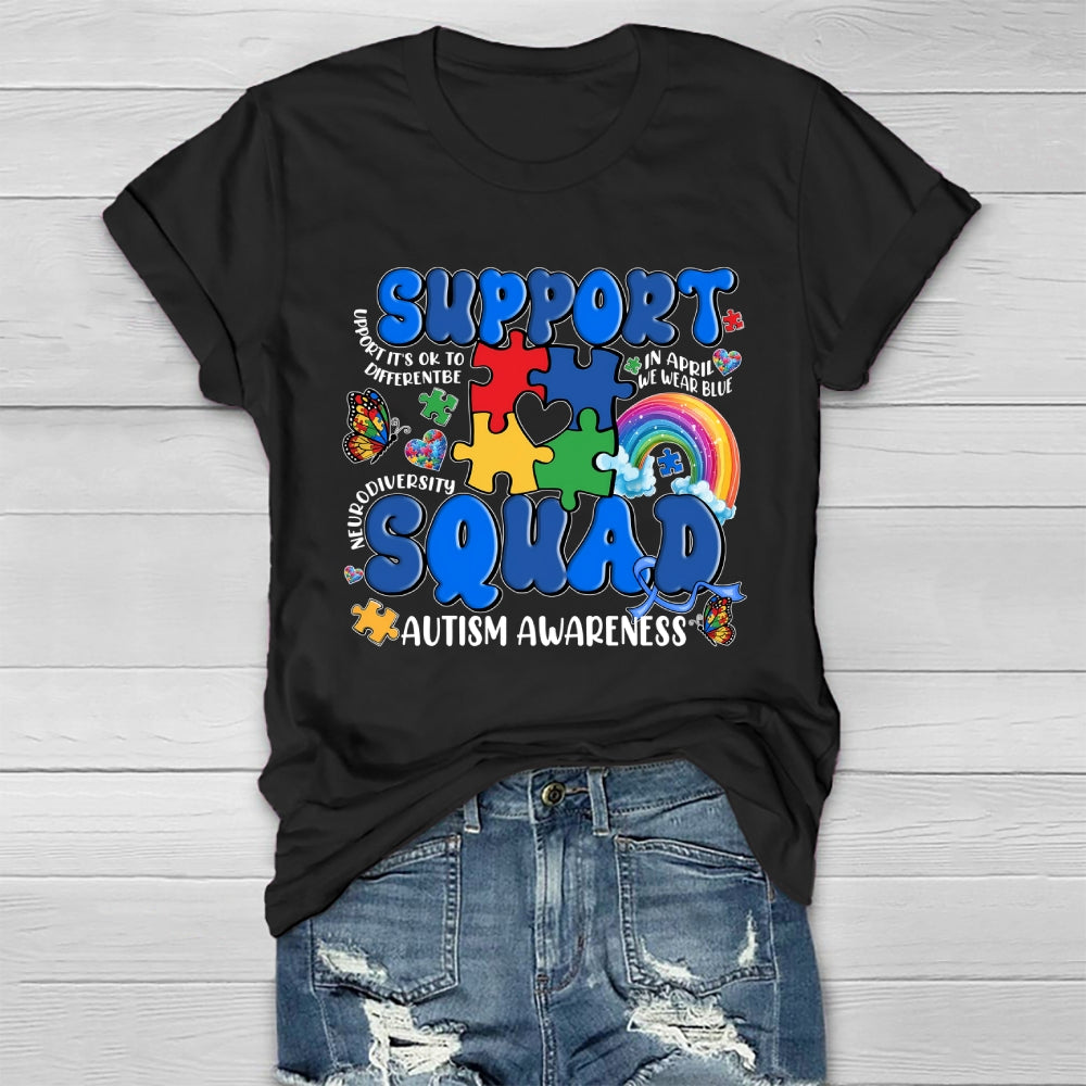 Support Squad Autism Awareness Healthwear T-shirt