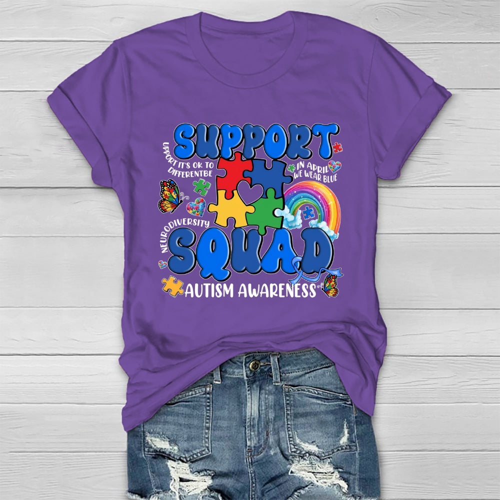 Support Squad Autism Awareness Healthwear T-shirt