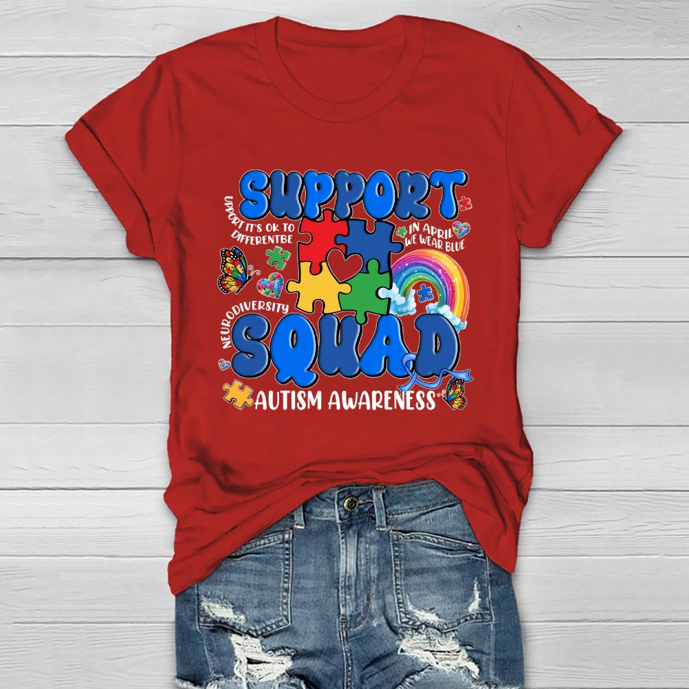 Support Squad Autism Awareness Healthwear T-shirt