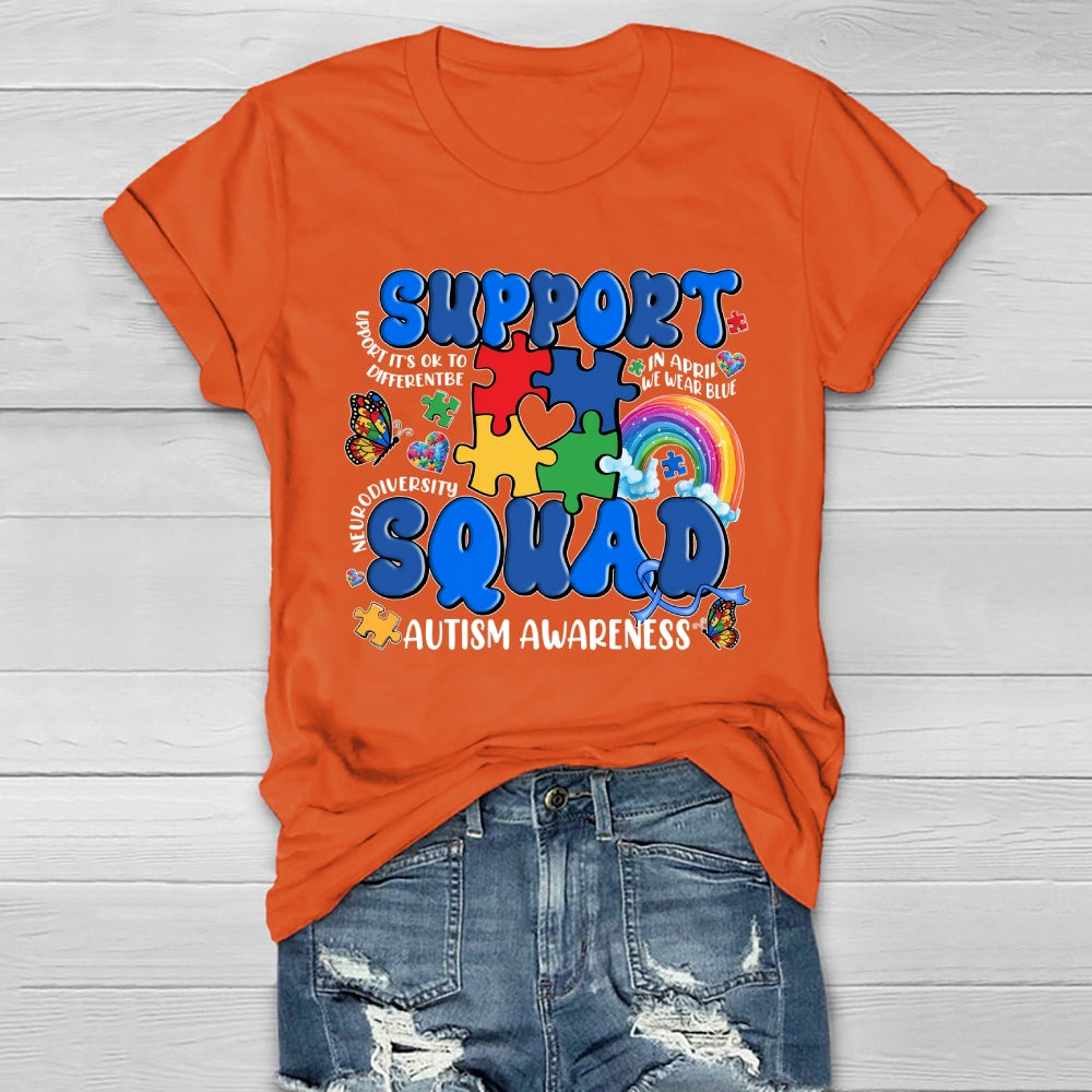 Support Squad Autism Awareness Healthwear T-shirt