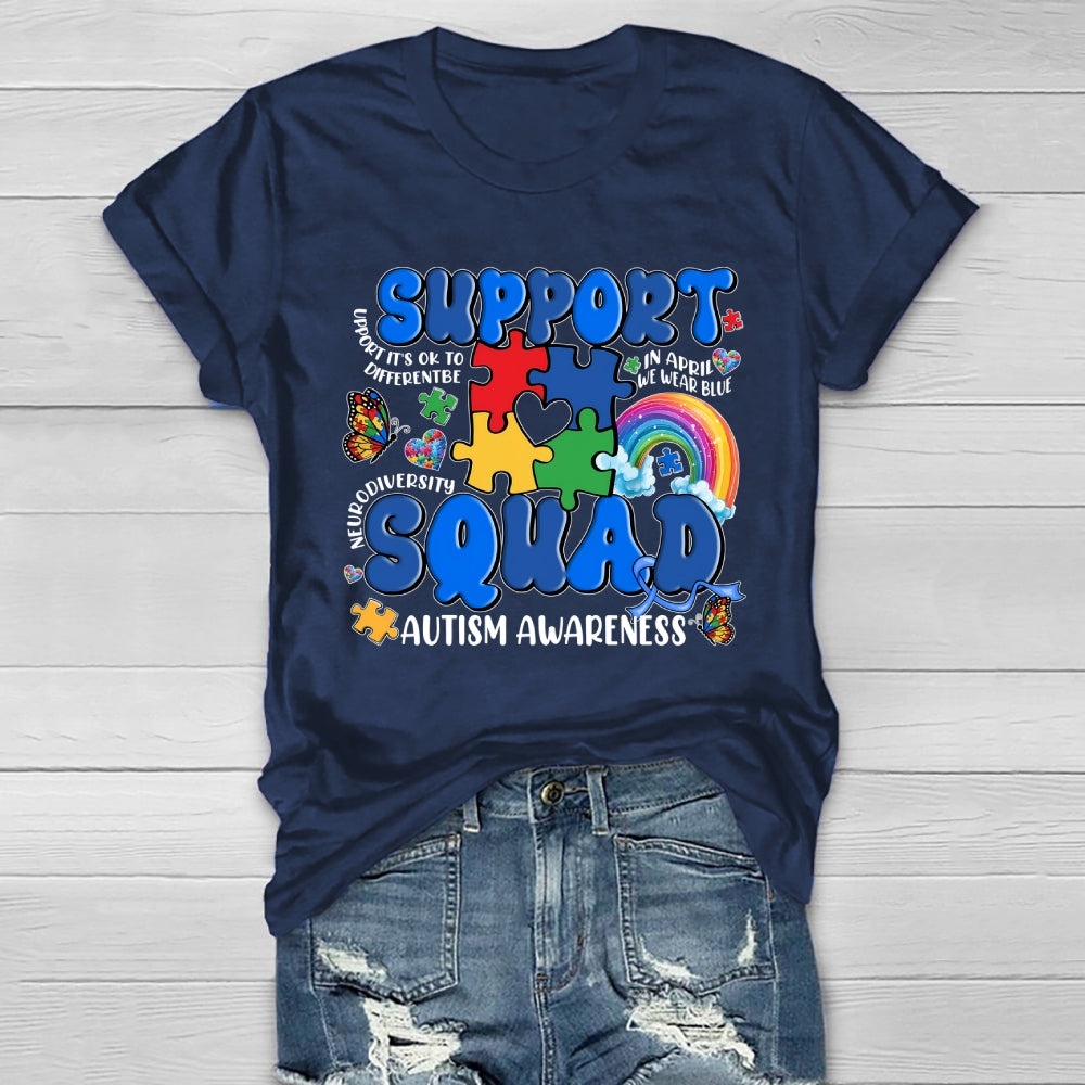 Support Squad Autism Awareness Healthwear T-shirt