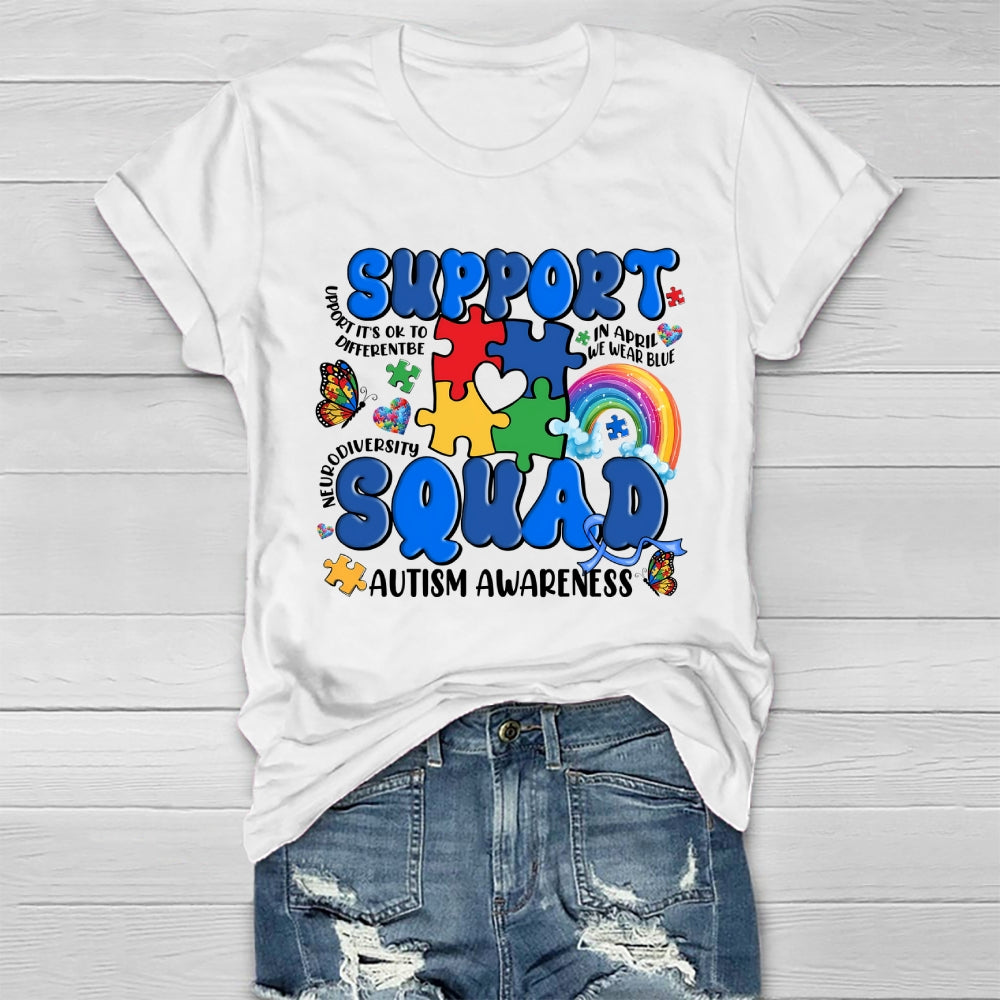 Support Squad Autism Awareness Healthwear T-shirt