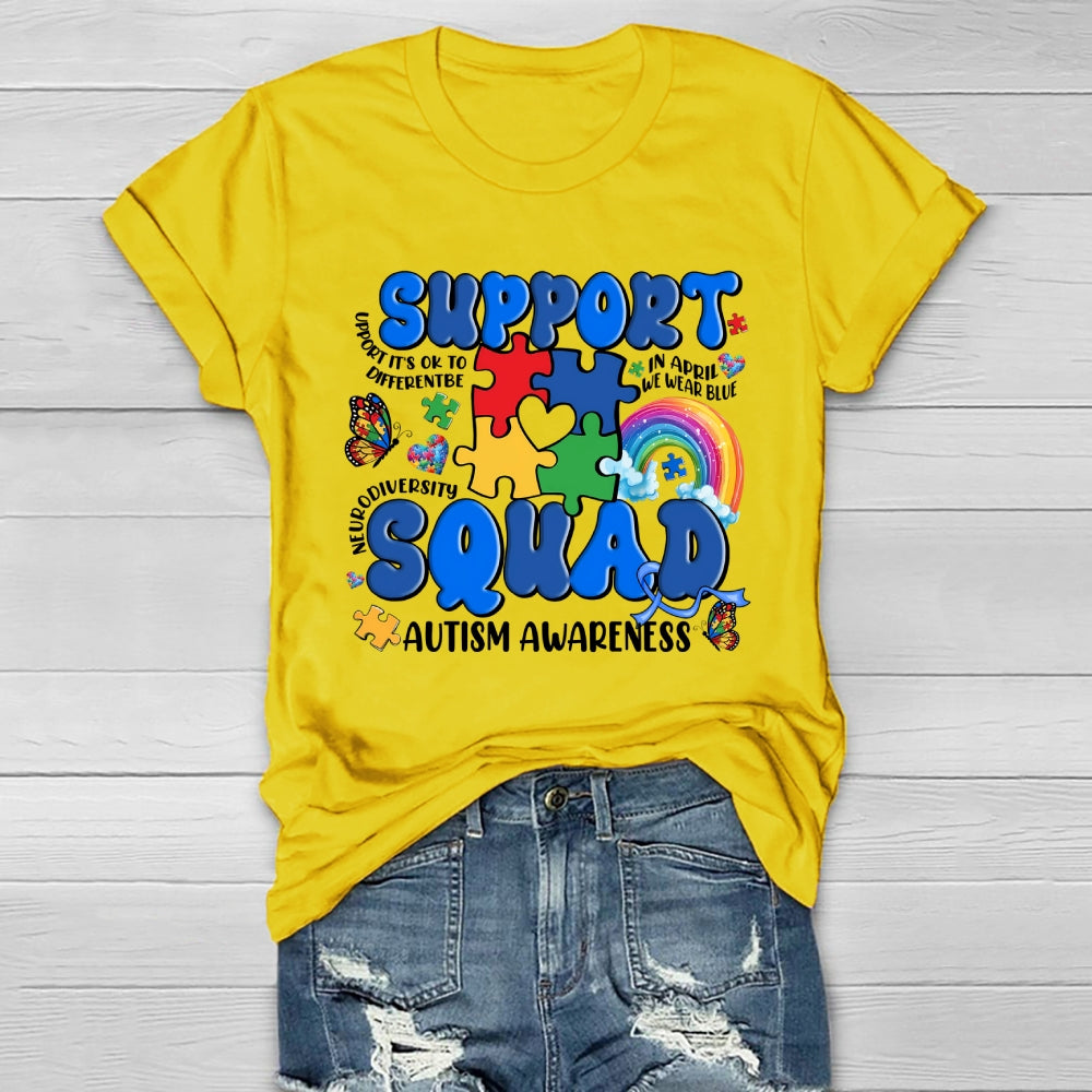 Support Squad Autism Awareness Healthwear T-shirt
