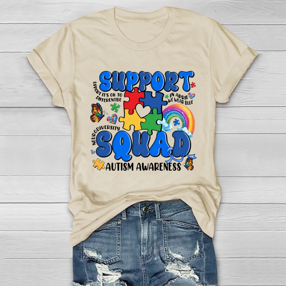 Support Squad Autism Awareness Healthwear T-shirt
