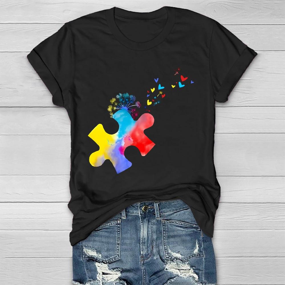 Colorful Puzzle Healthwear T-shirt