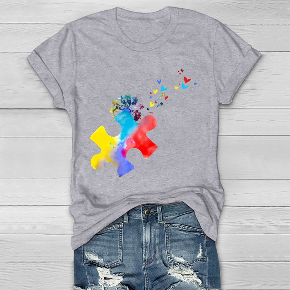 Colorful Puzzle Healthwear T-shirt