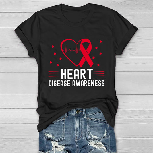 Heart Disease Awareness Healthwear T-shirt