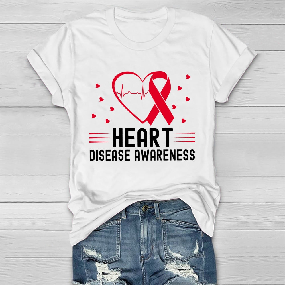 Heart Disease Awareness Healthwear T-shirt