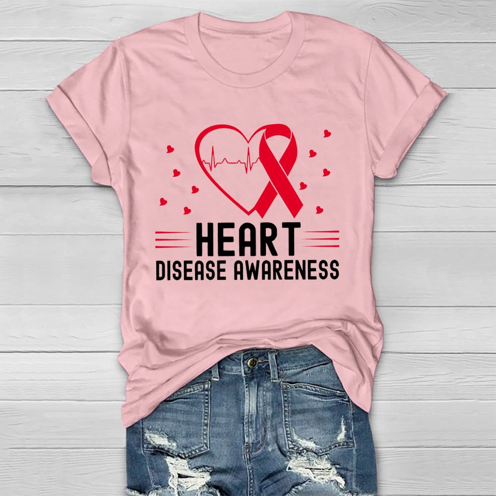 Heart Disease Awareness Healthwear T-shirt