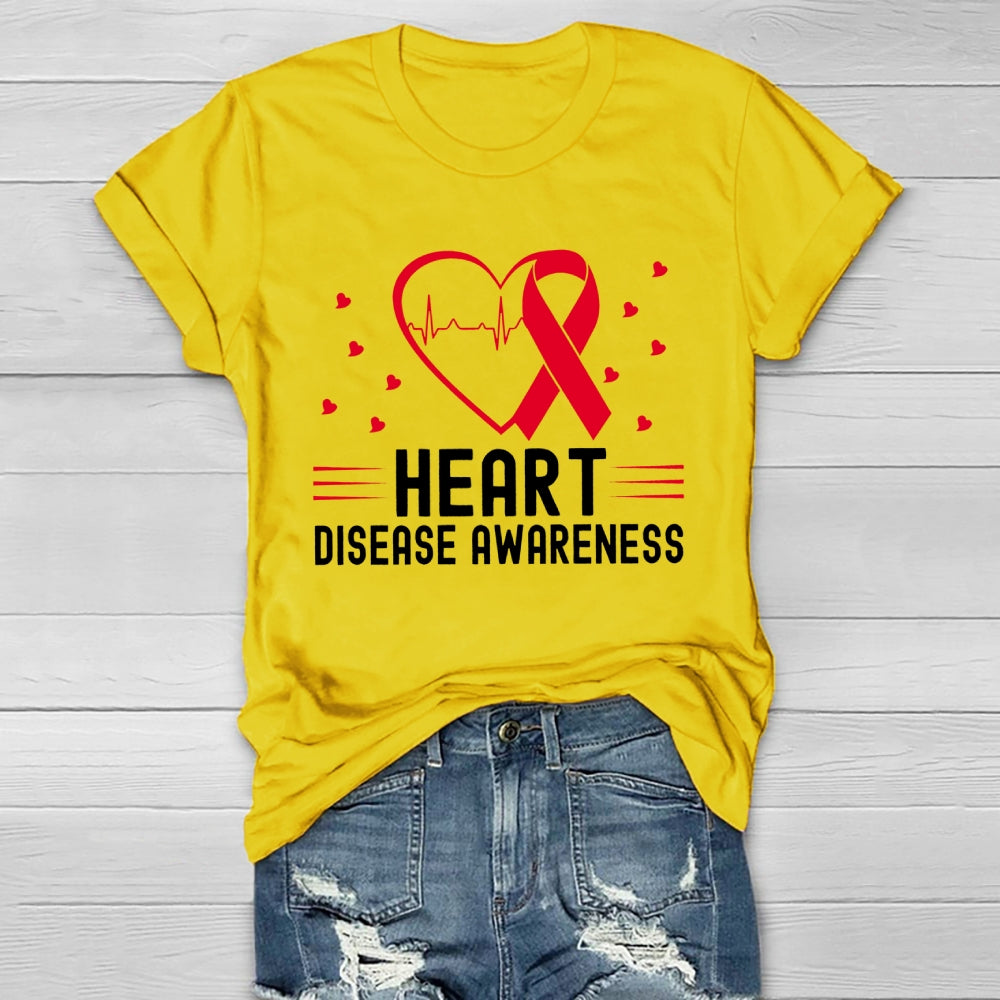 Heart Disease Awareness Healthwear T-shirt