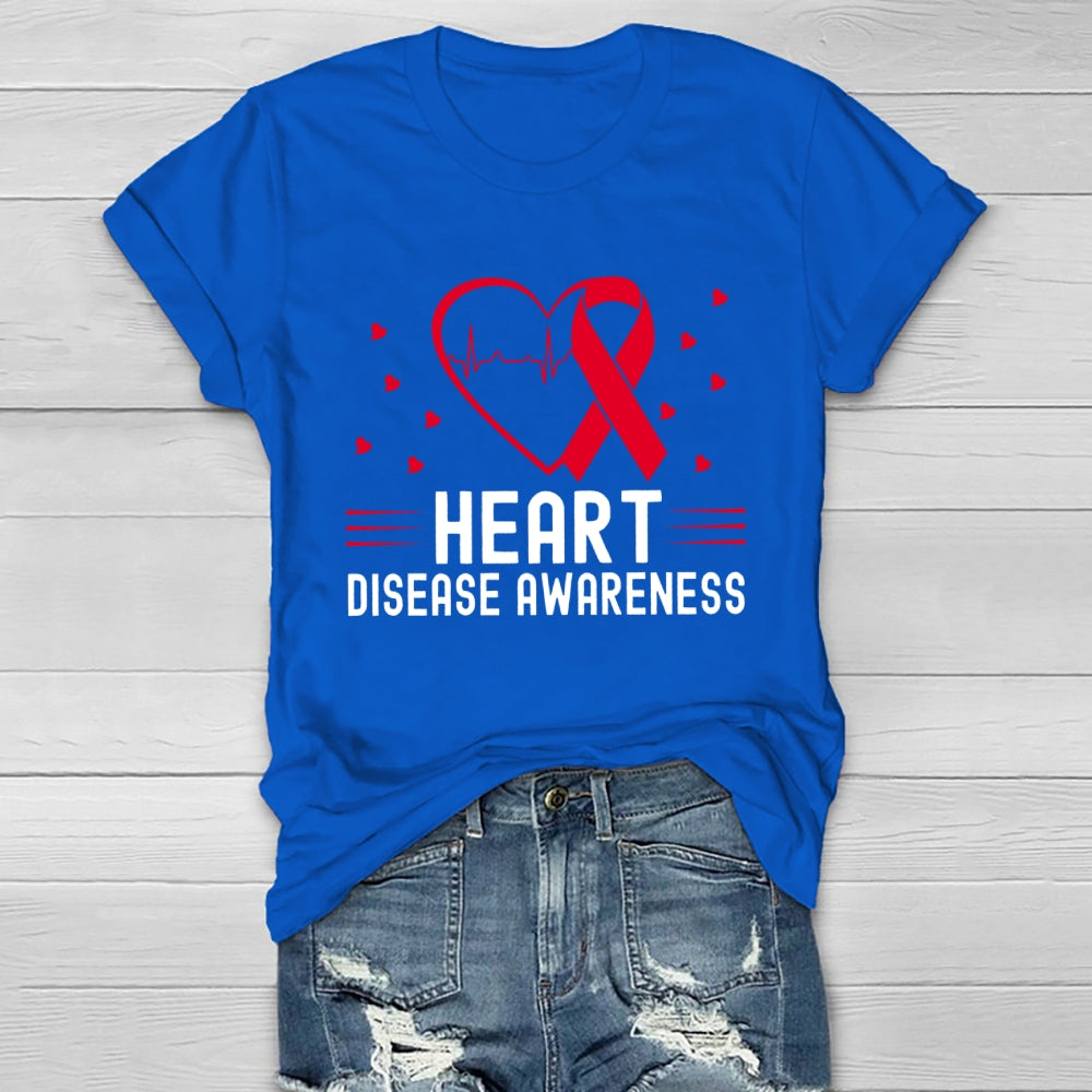 Heart Disease Awareness Healthwear T-shirt