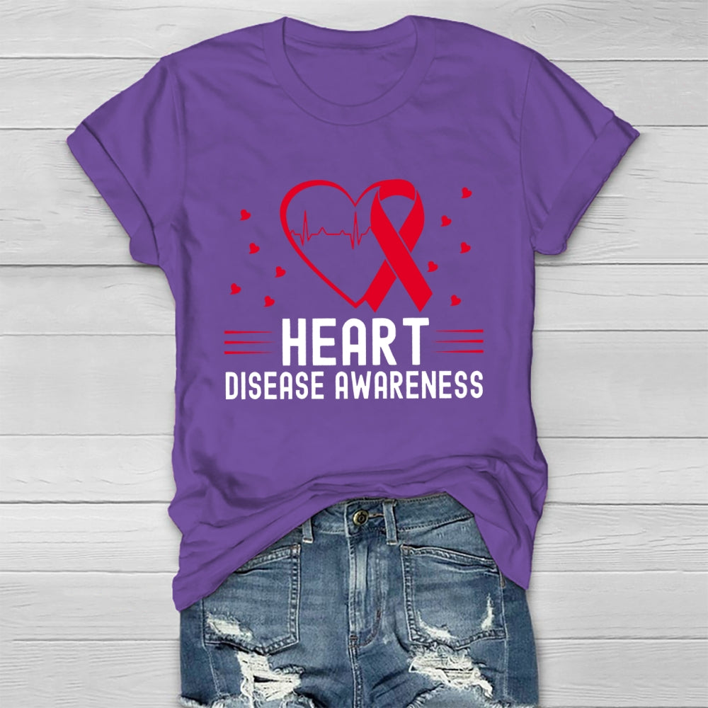Heart Disease Awareness Healthwear T-shirt