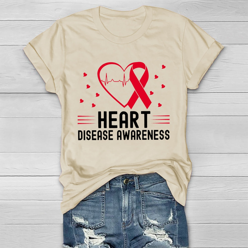 Heart Disease Awareness Healthwear T-shirt